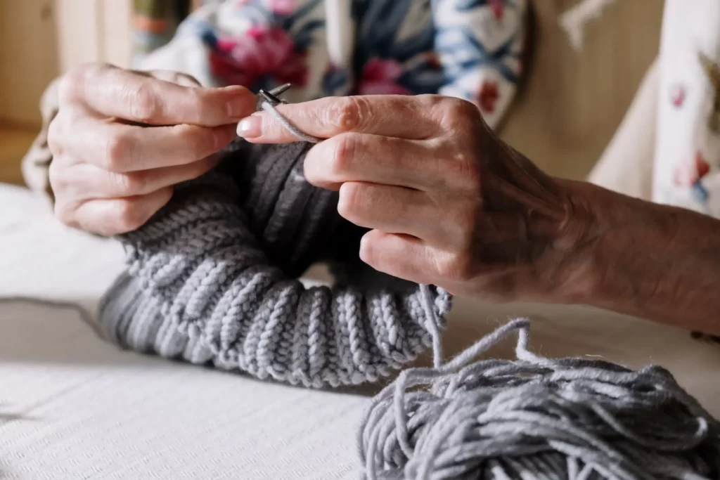 Grandma knits