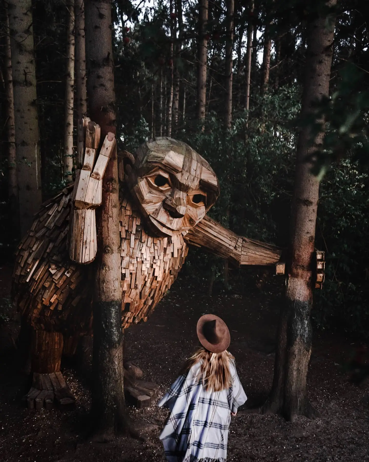 Wooden Art Sculpture by Thomas Dambo