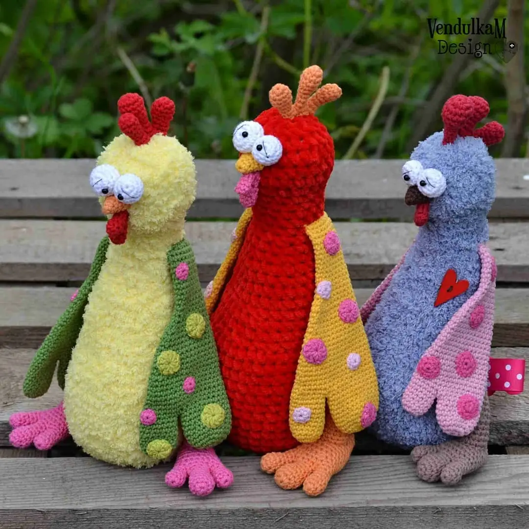 Crochet toys by Vendulka Maderska