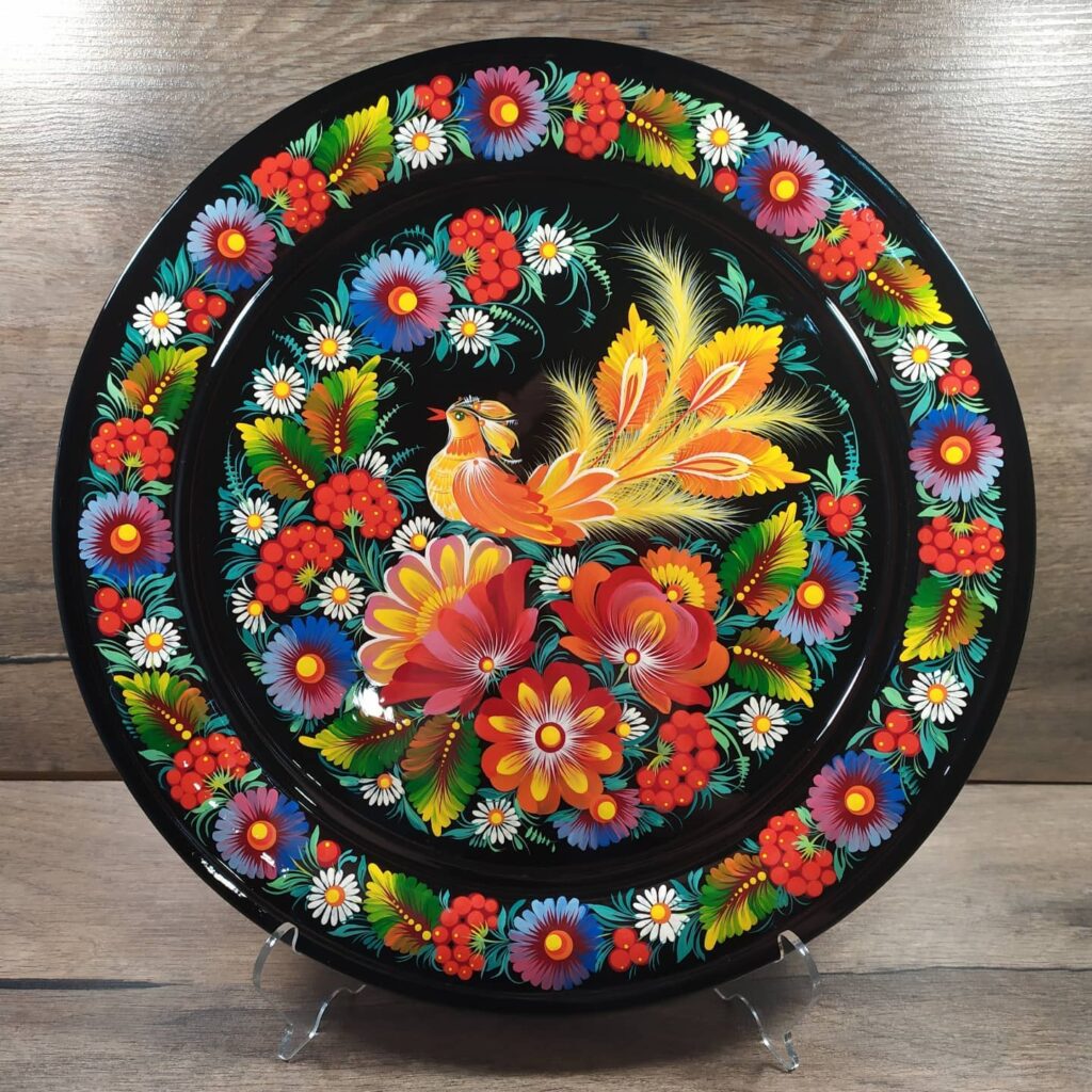 Hand painted Petrykivka  “Dzyha” main image 1