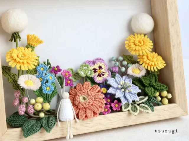 Flower Power: Tsumugi’s Crochet and Embroidery Creations